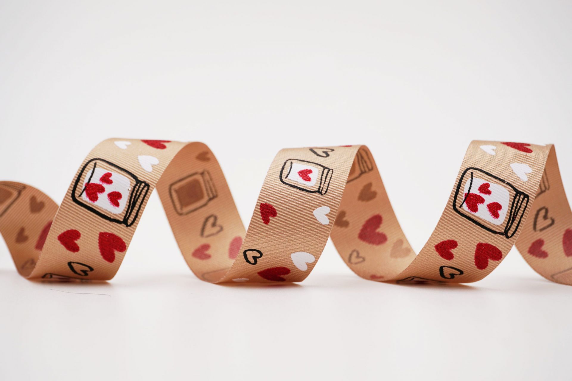 Wstążka Słoiki z Serduszkami